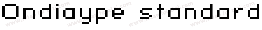 Ondiaype standard字体转换